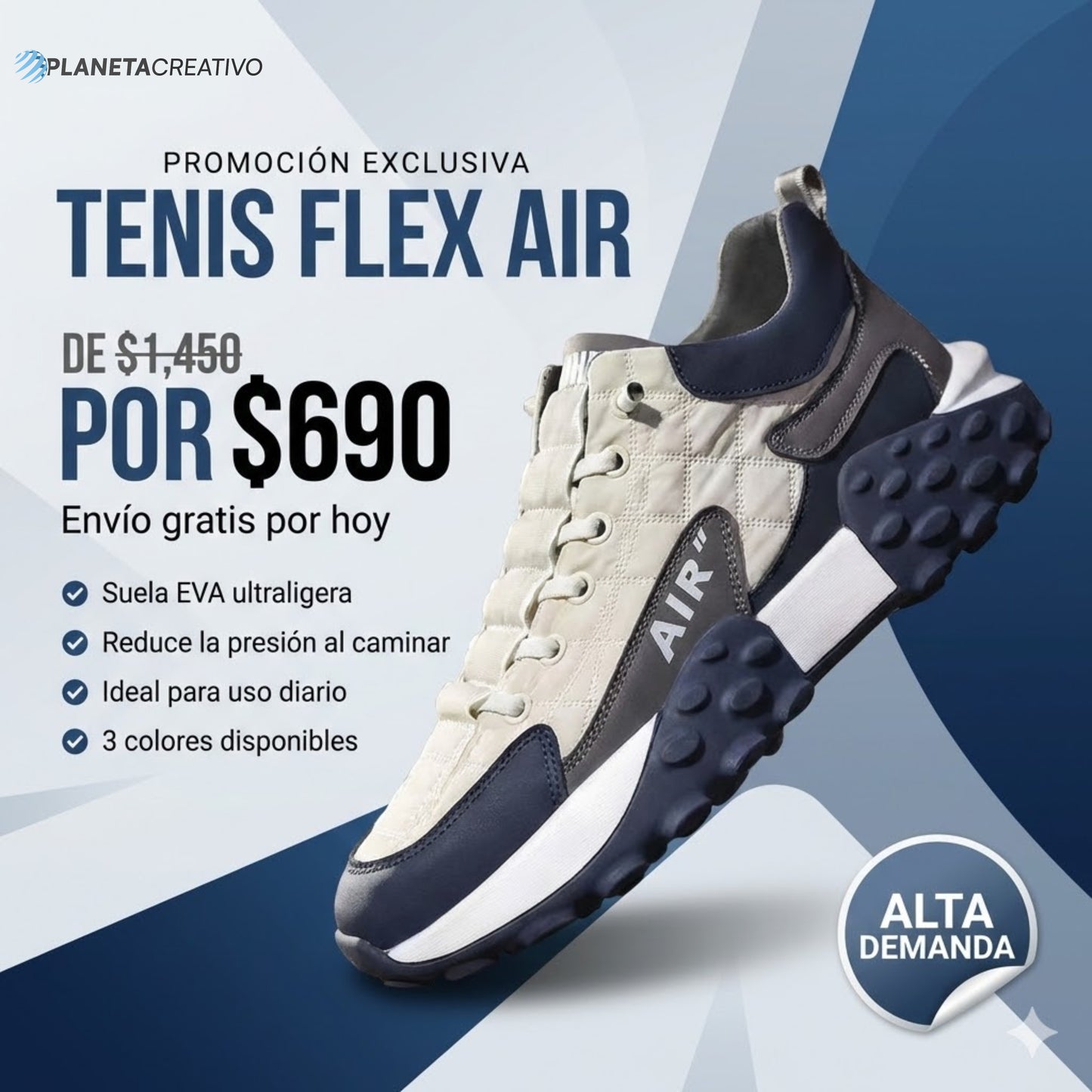 Tenis Ortopédico Air Flex –  Empieza a caminar con más comodidad
