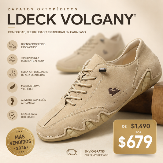 Zapatos Ortopédicos LDeck Volgany - Máxima Comodidad, Flexibilidad y Soporte Todo el Día